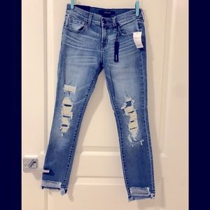 J Brand Sadey Slim Destroyed Skinny Straight